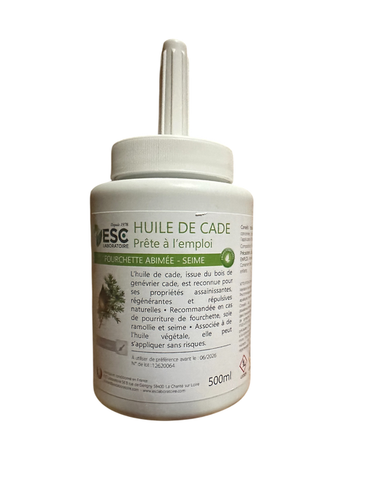 olio di ginepro zoccoli cavallo forchette marce