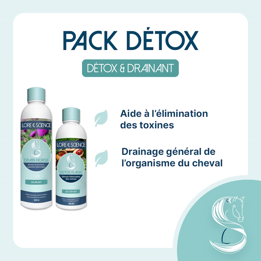 Pack detossificante rapido cavallo